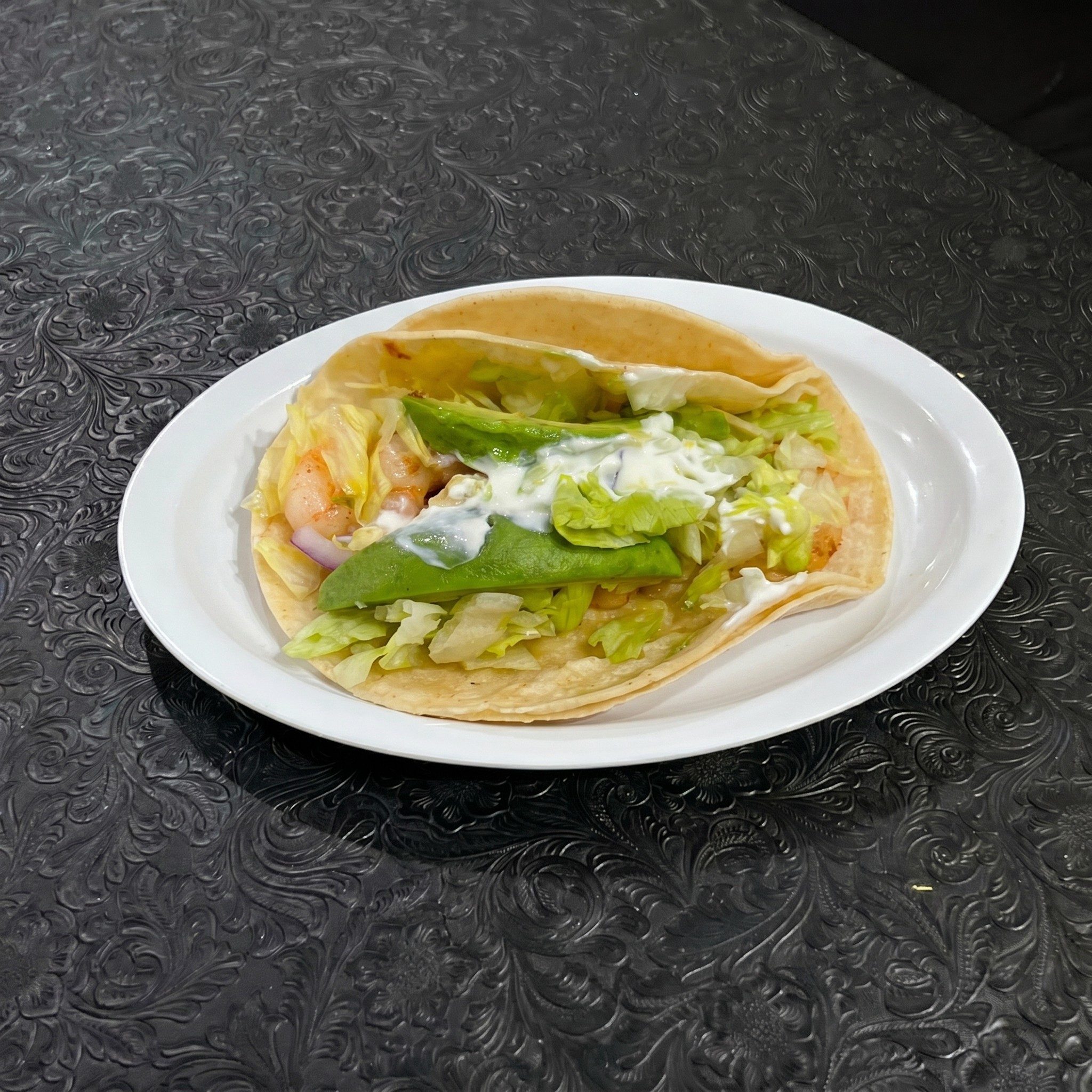 Taco de Camarón / Shrimp Taco.