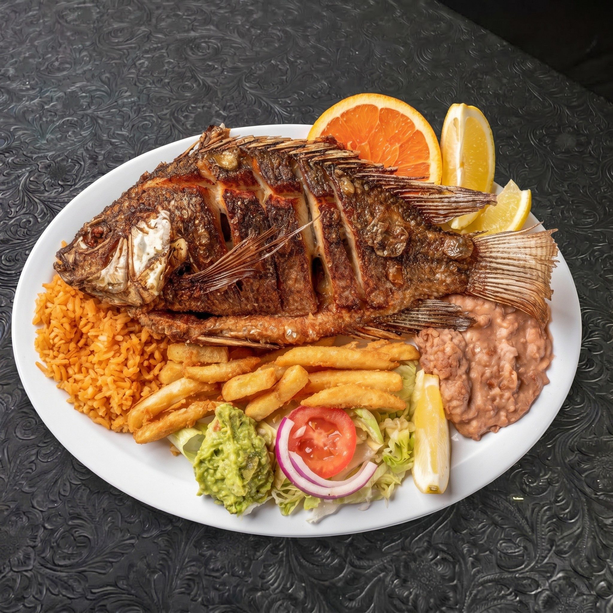 Mojarra Frita / Fried Tilapia.