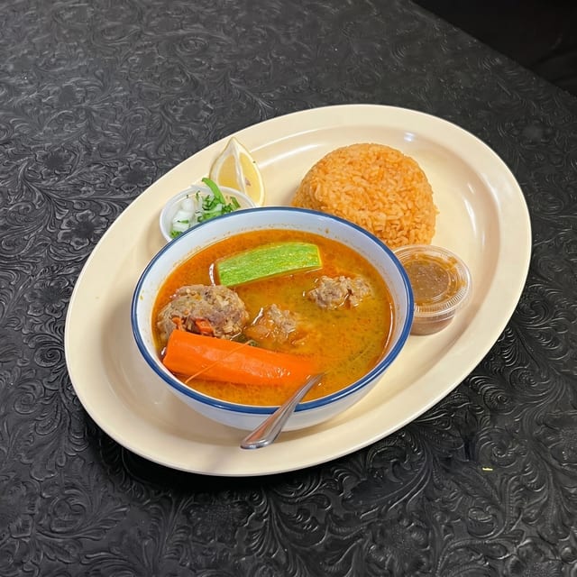 Albóndigas / Meatball Soup.